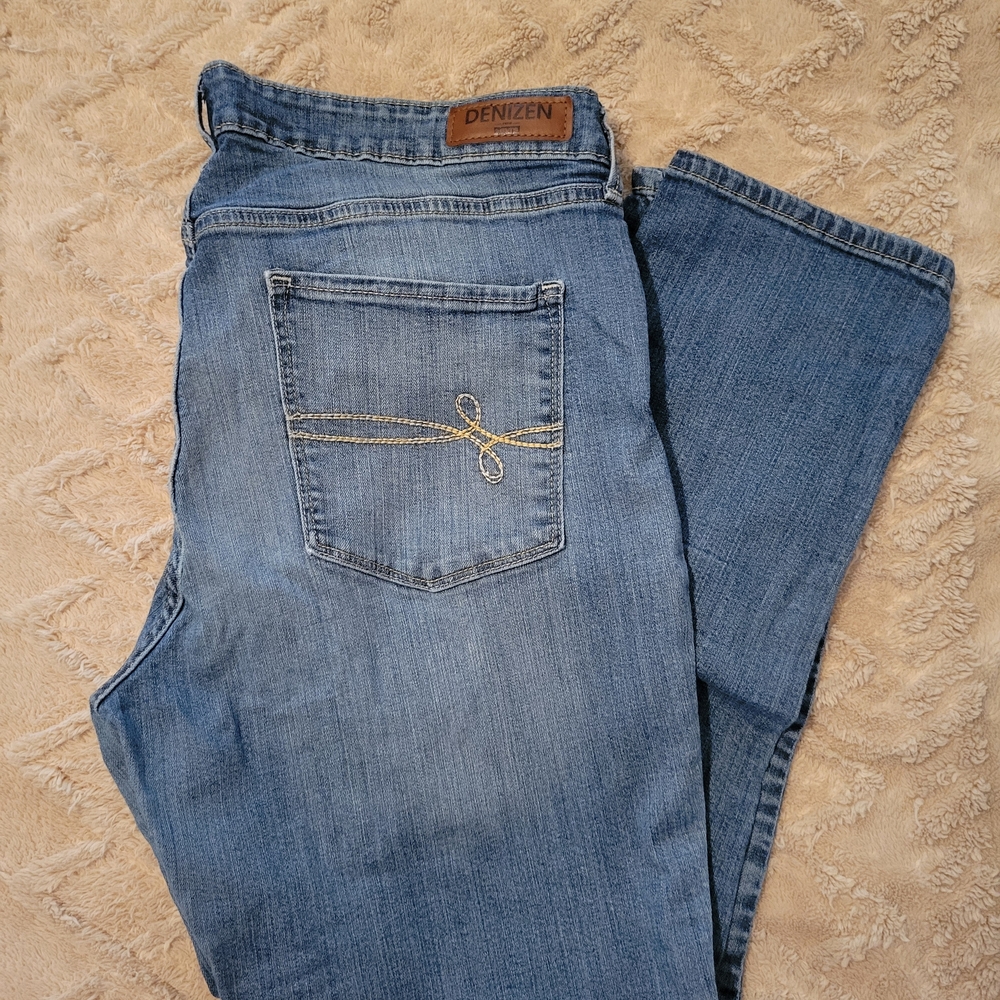 Denizen from Levi's Women's Classic Blue Straight Leg Jeans